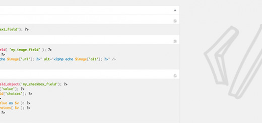 ACF Theme Code for Advanced Custom Fields