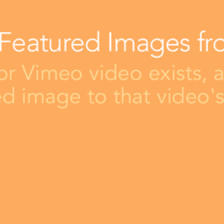 Automatic Featured Images from Videos
