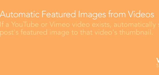 Automatic Featured Images from Videos