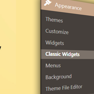 Classic Widgets with Block-based Widgets Classic Widgets with Block-based Widgets