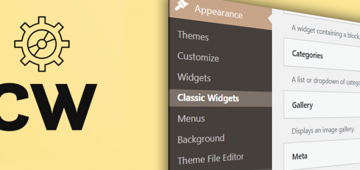 Classic Widgets with Block-based Widgets